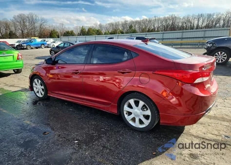 2013 Hyundai Elantra Gls z USA, uszkodzony, nr VIN 5NPDH4AE7DH240215